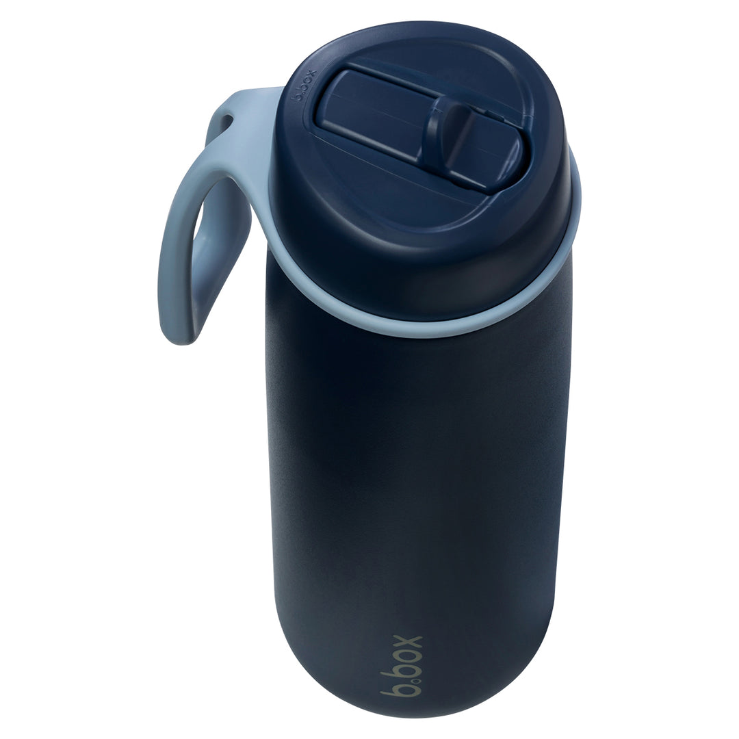 b.box Insulated Flip Top Drink Bottle 690ml - Midnight