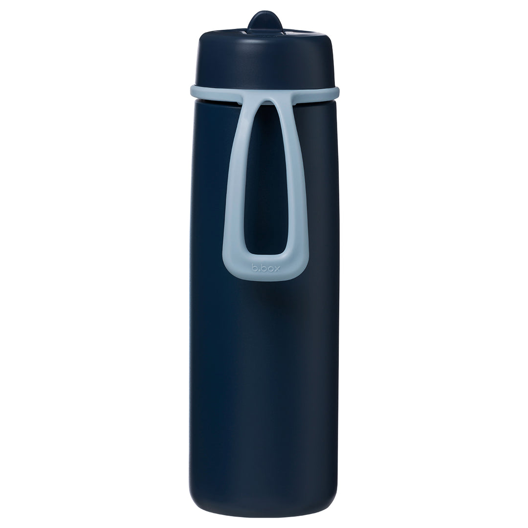 b.box Insulated Flip Top Drink Bottle 690ml - Midnight