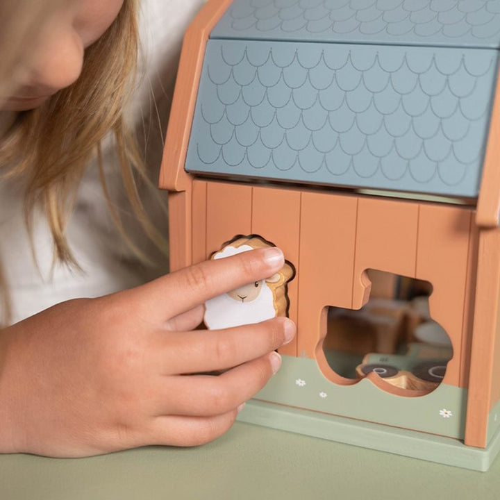 Little Farm Wooden Farmhouse Shape Sorter