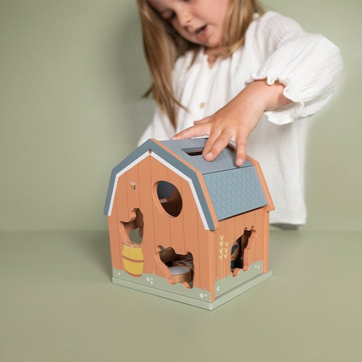 Little Farm Wooden Farmhouse Shape Sorter