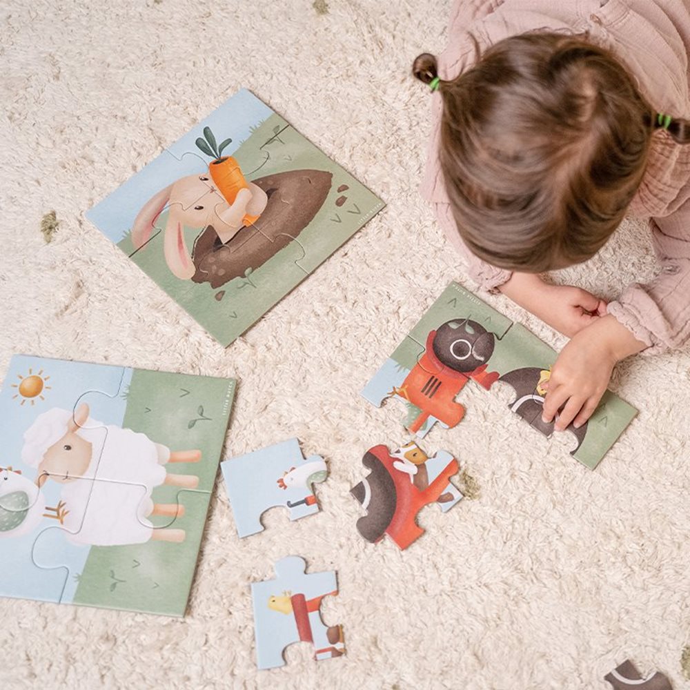 Little Farm 4 in 1 Puzzle Set
