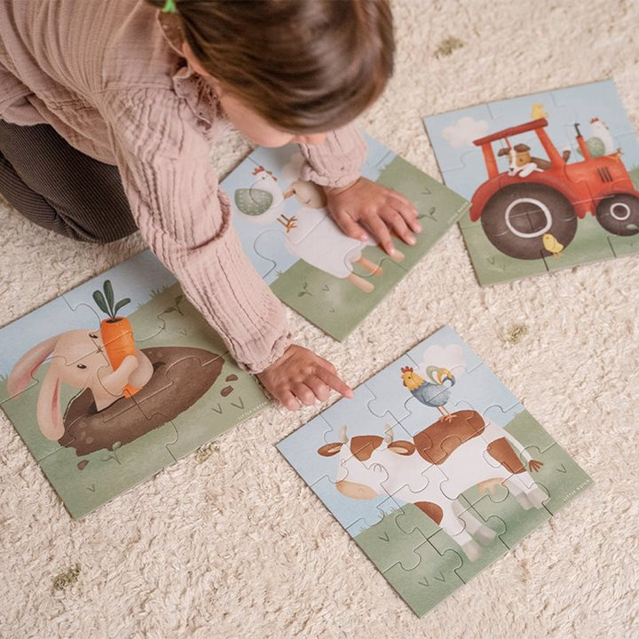 Little Farm 4 in 1 Puzzle Set