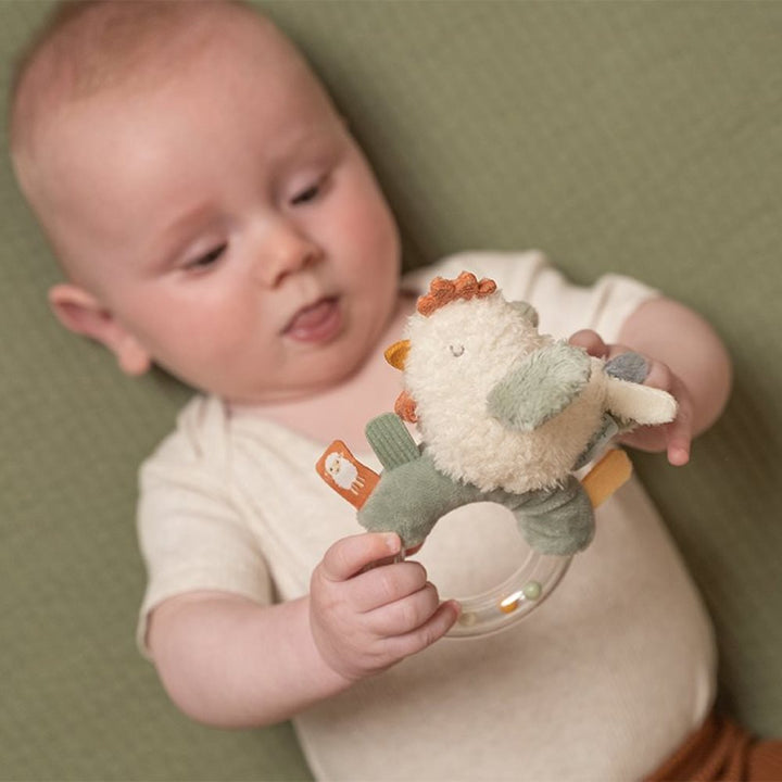 Little Farm Chicken Ring Rattle