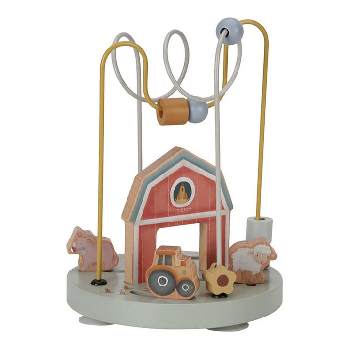 Little Farm Wooden Farmhouse Activity Spiral