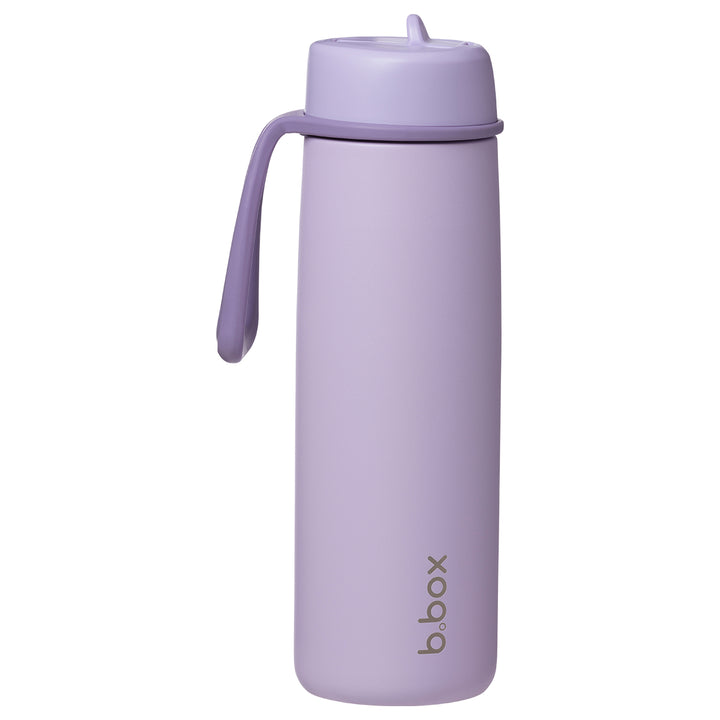 b.box Insulated Flip Top Drink Bottle 690ml - Lilac Love