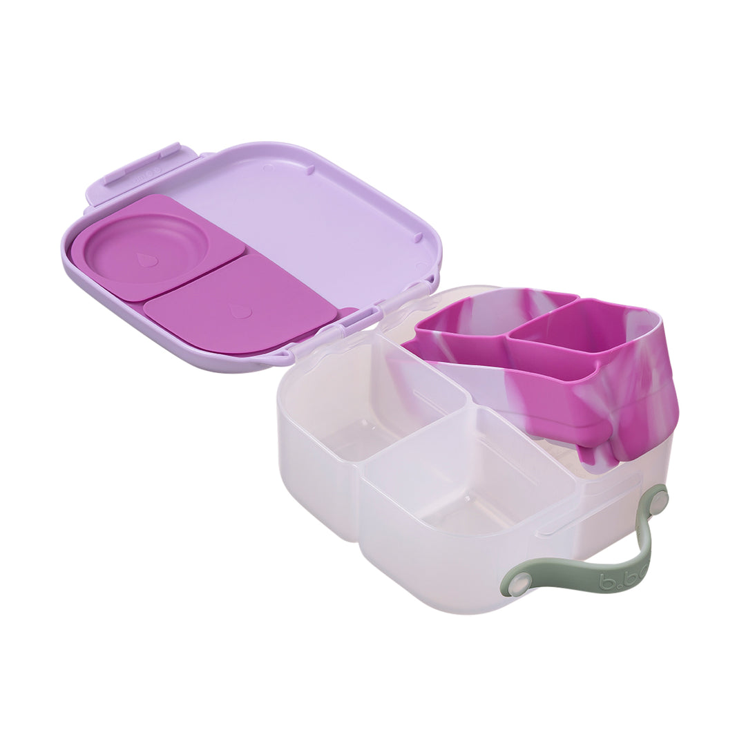 b.box Mini Lunchbox Silicone Bento Tray Insert - Cosmic