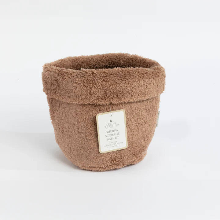Sherpa Storage Basket - Cuddly Bear