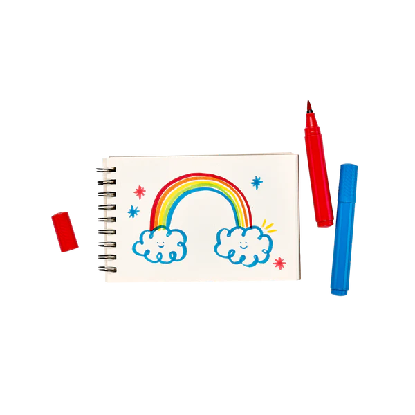 Big Bright Jumbo Brush Markers - Set of 10