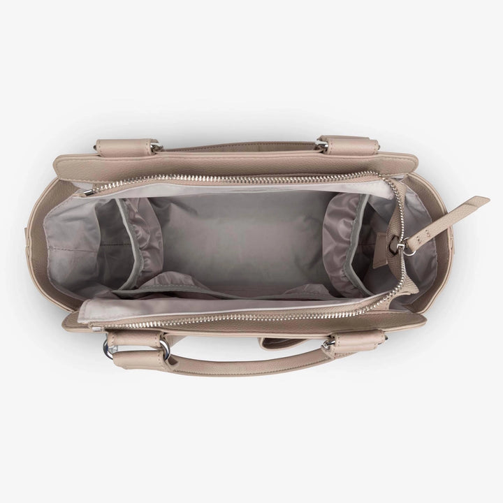 Vanchi Amelia Convertible Nappy Bag/ Pram Caddy - Stone