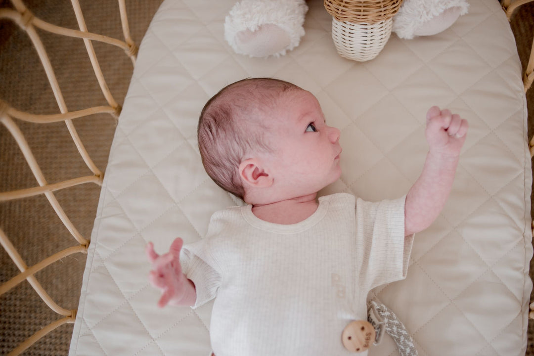 Bambella Waterproof Bassinet Sheet | Oat