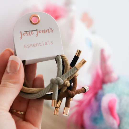 Josie Joan's Hair Tie Essentials Set of 5 | Neutral Nadine