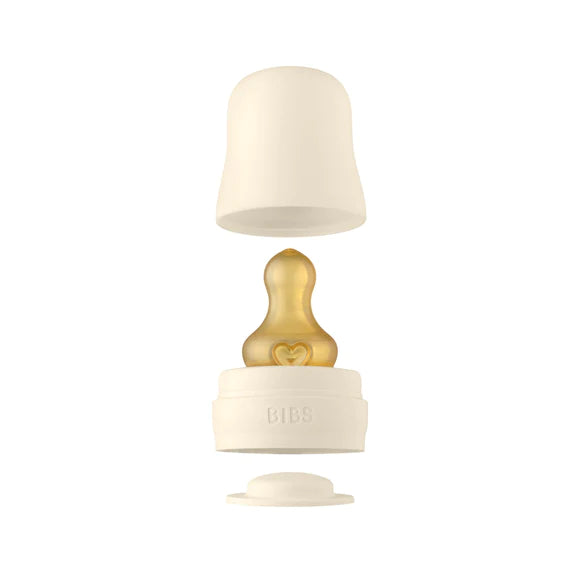 BIBS Baby Glass Bottle Complete Set 225ml | Ivory