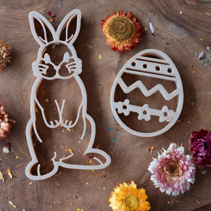 Easter Bunny & Egg Playdough/Sensory Play Eco Cutter™ Set