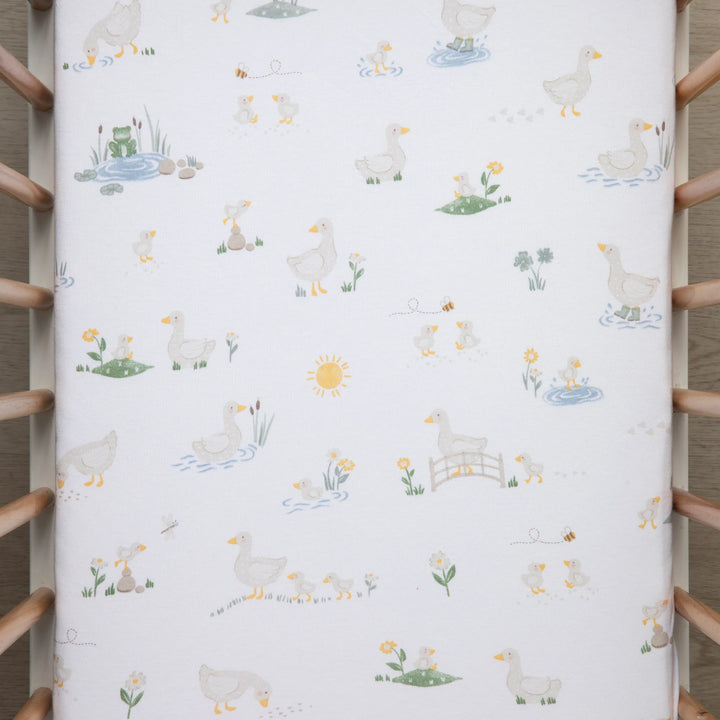Bedside Bassinet/ Co Sleeper Fitted Sheets 2 Pack - Goosey Goosey