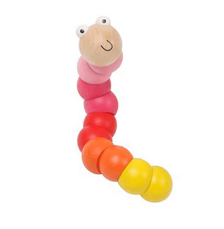 Wooden Wriggly Worms