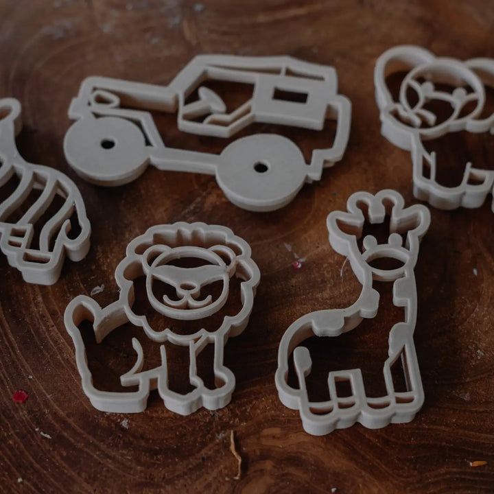 Mini Safari Playdough/Sensory Play Eco Cutter™ Set