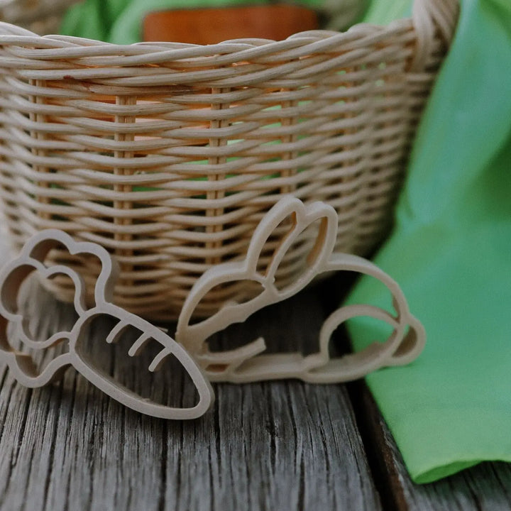 Mini Bunny & Carrot Playdough/Sensory Play Eco Cutter™ Set