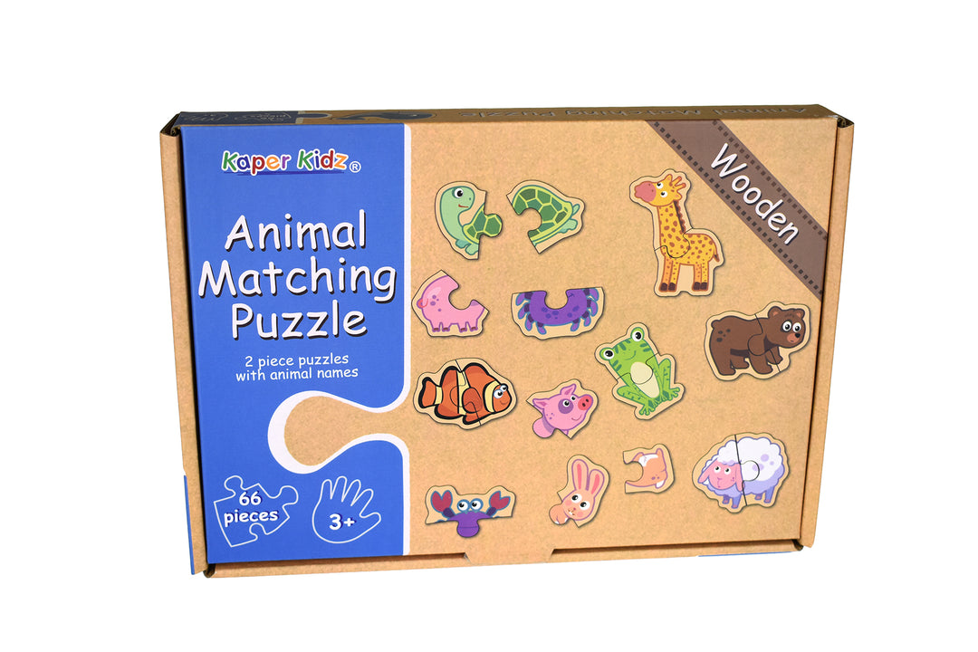 Timber Animal Match Puzzles