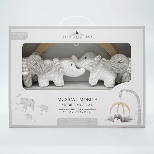 Musical Mobile Set - Elephants