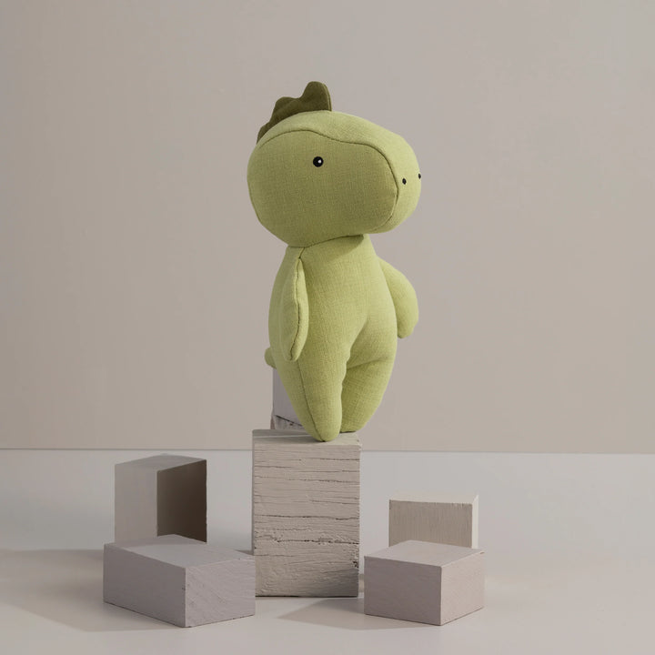 Linen Plush Toy - Dennis the Dinosaur