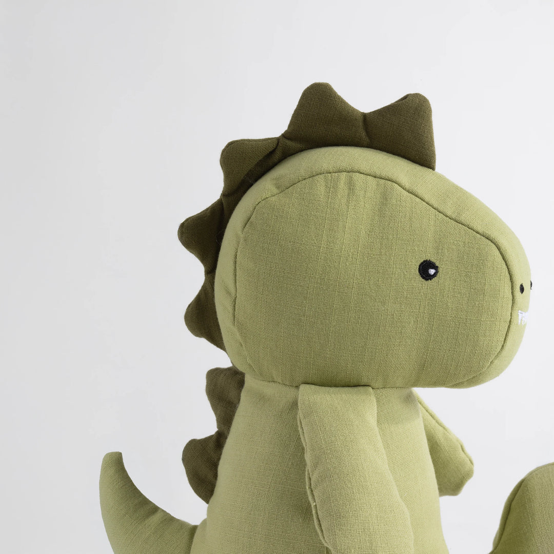 Linen Plush Toy - Large Dennis the Dinosaur