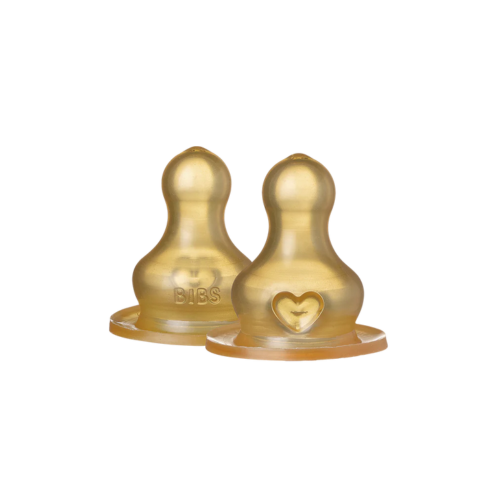 BIBS Bottle Latex Nipple 2 Pack | Assorted