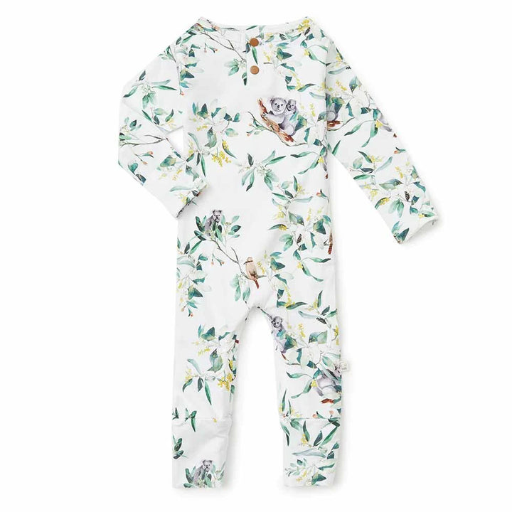 Snuggle Hunny Organic Growsuit - Eucalypt