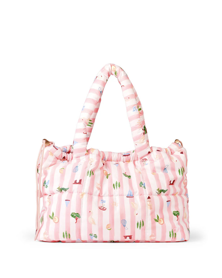 Marshmallow Midi Tote Bag - Boat Club
