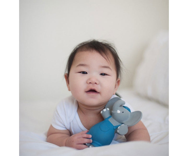 Alvin The Elephant All Rubber Squeaker Toy/Teether Gift Box