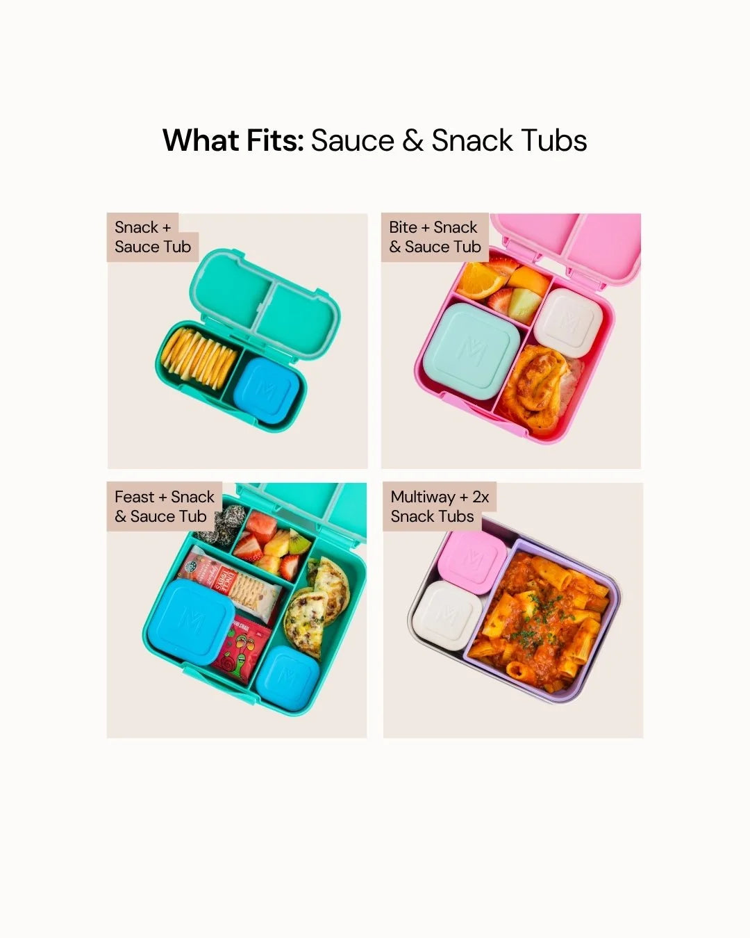 Montiico Silicone Snack Tub - Floss