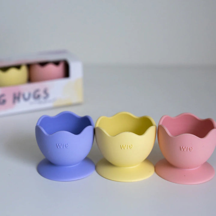 Wild Indiana Egg Hugs Silicone Egg Cups - Pink Pastel