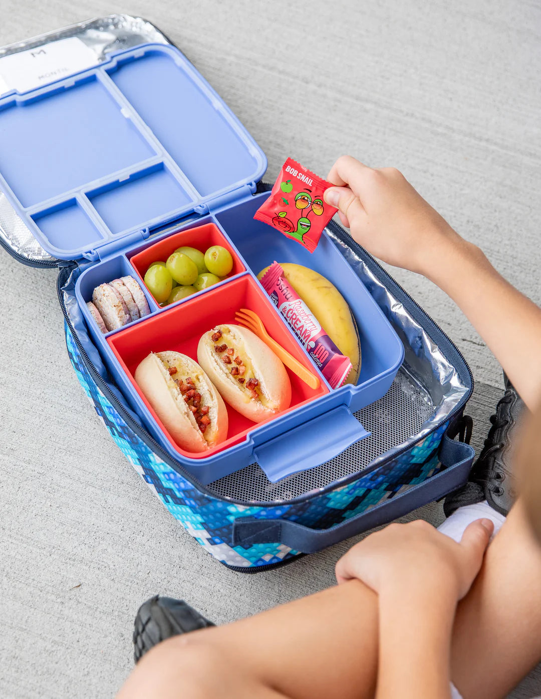 NEW Montiico Large Insulated Lunch Bag - Block Land