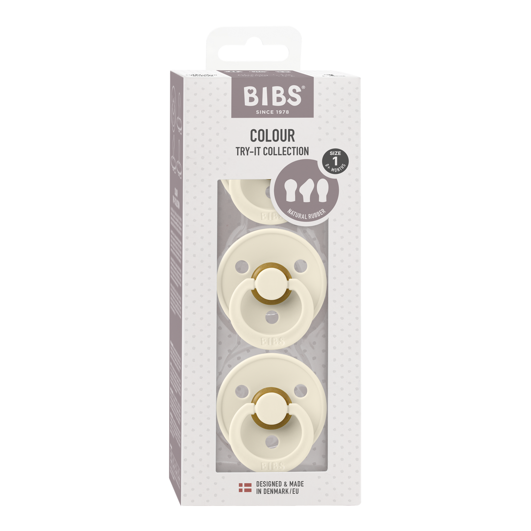 BIBS Latex Pacifier Try-It Collection 3 Pack