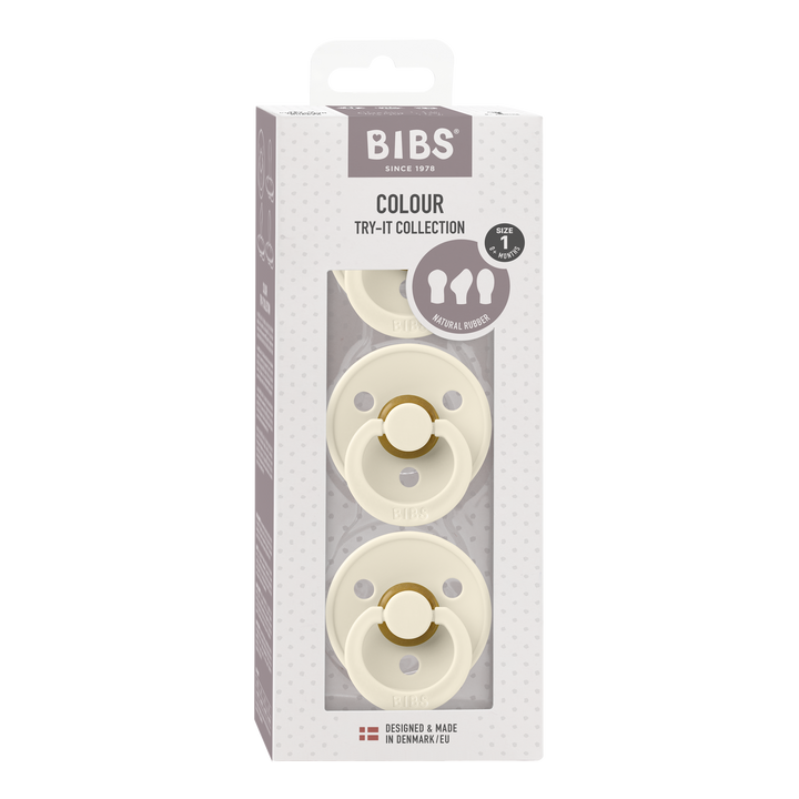 BIBS Latex Pacifier Try-It Collection 3 Pack