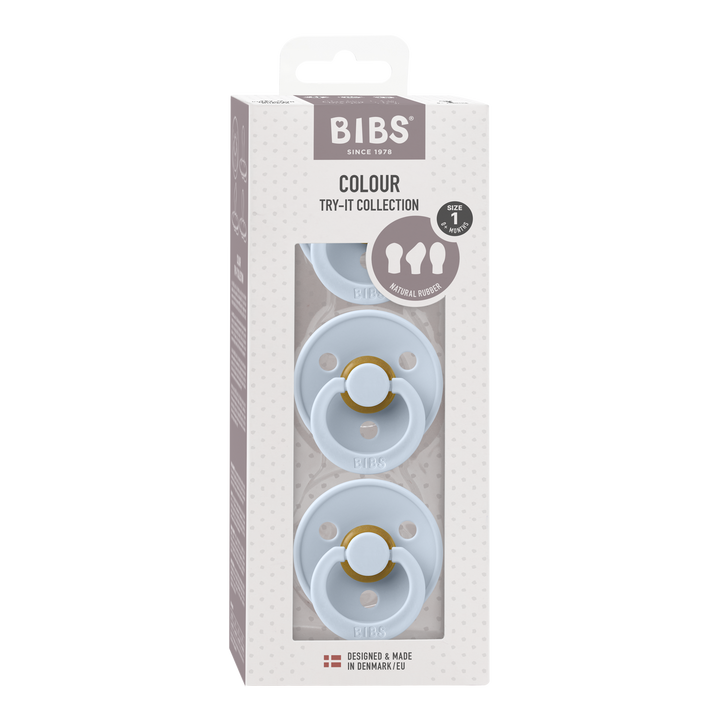 BIBS Latex Pacifier Try-It Collection 3 Pack