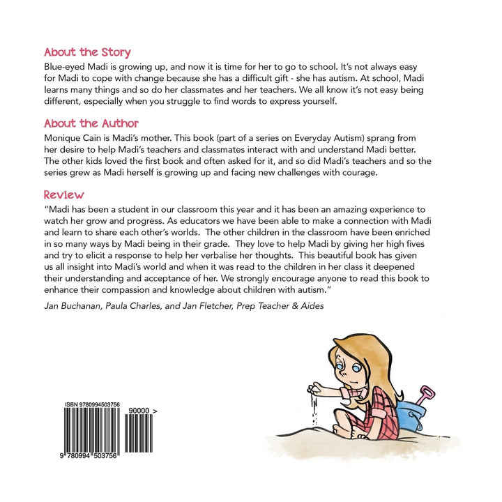 The Everyday Autism Series Book - Madi Starts School