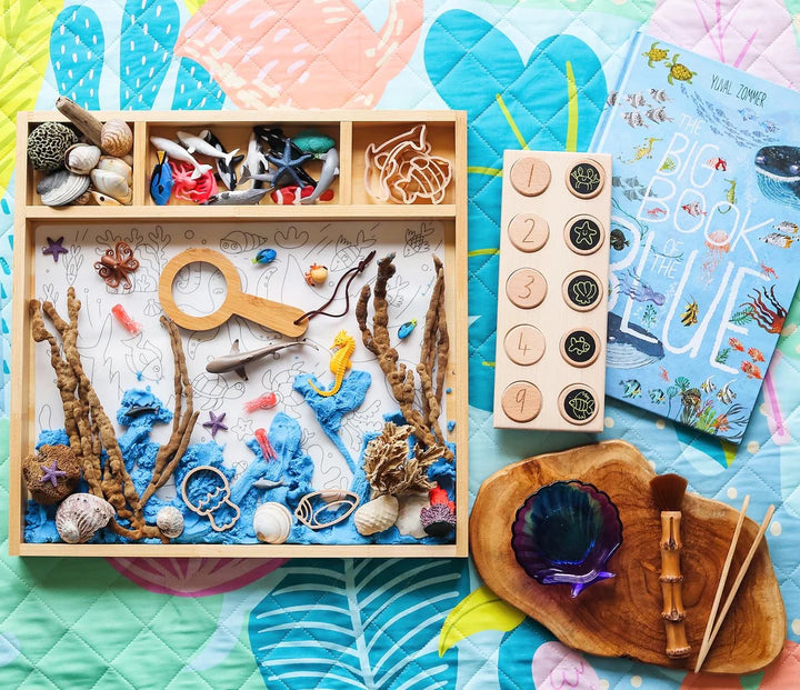 Reusable Scribble Mat Set | Under the Sea