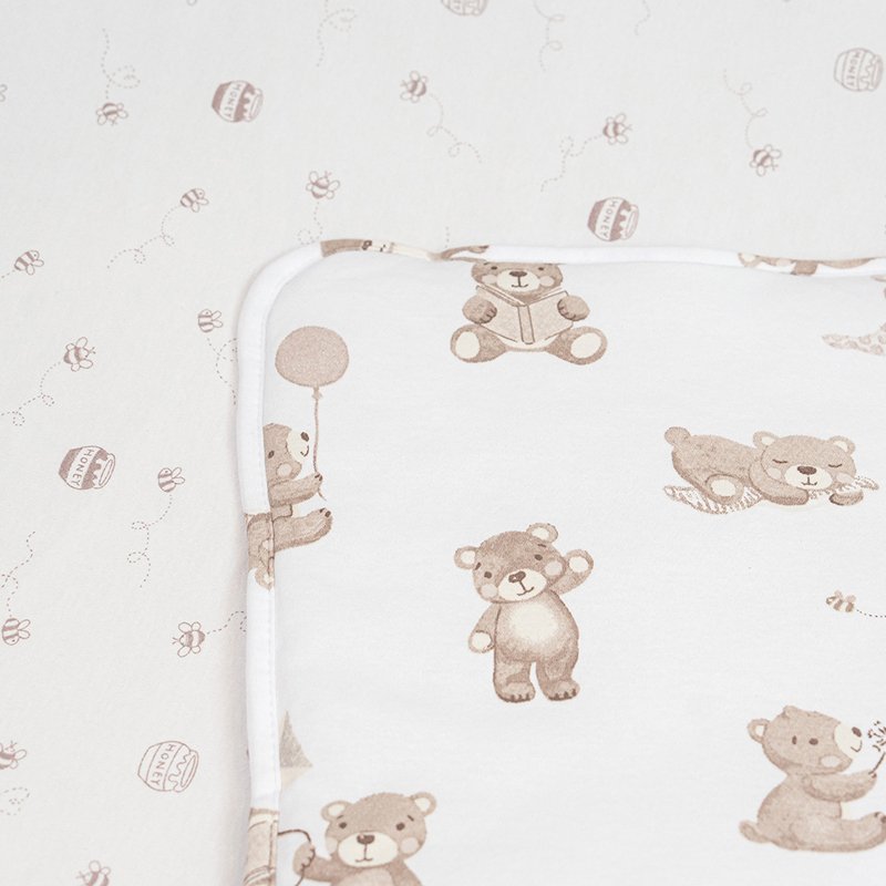 Deluxe Nap Mat Bedding Set - Cuddly Bear