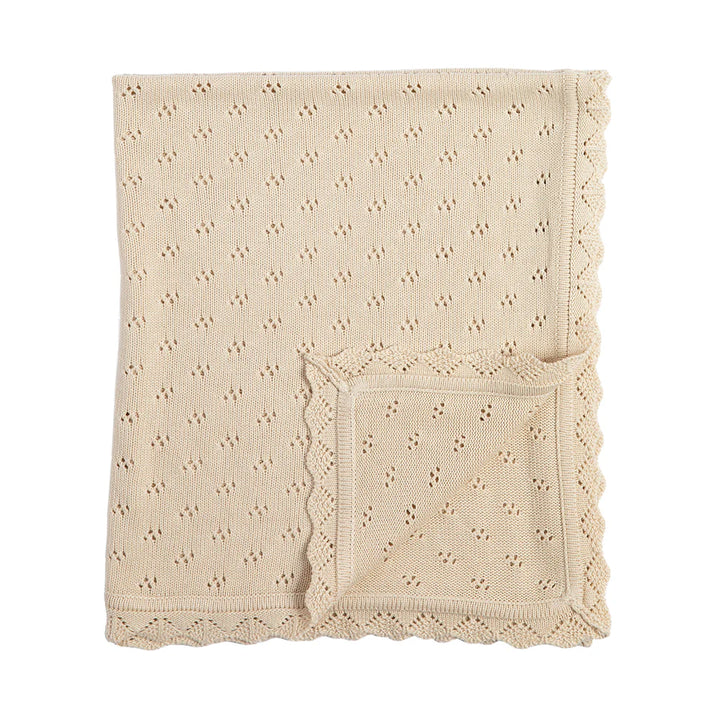 Bamboo Cotton Heirloom Blanket - Sand
