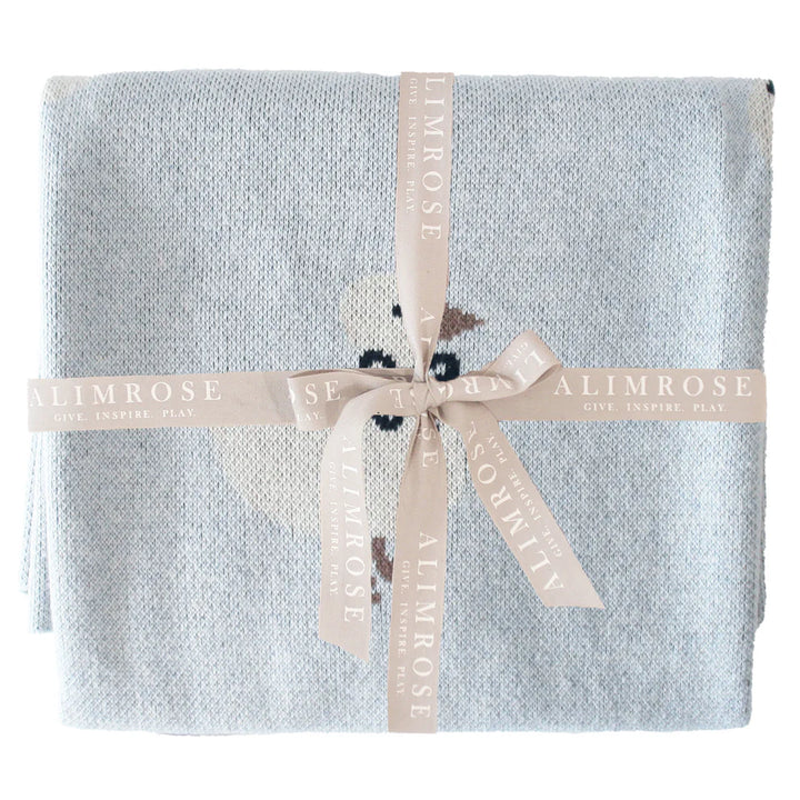 Alimrose Cotton Baby Blanket - Blue Duck