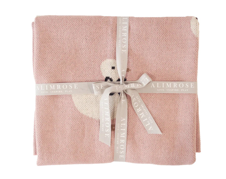 Alimrose Cotton Duck Baby Blanket - Petal Pink
