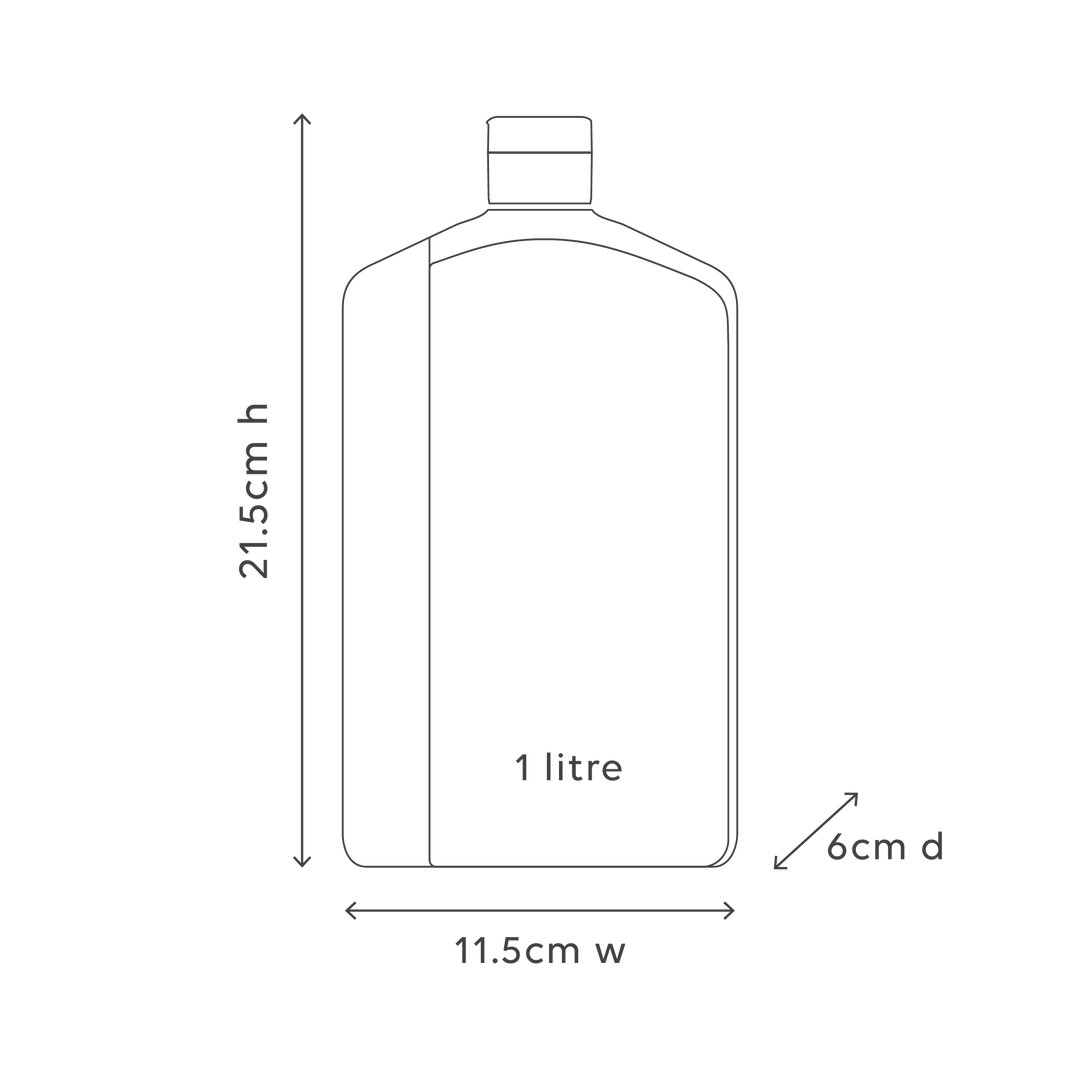 al.ive Hand & Body Wash 1L Refill - Willow Gum & Lemon Myrtle