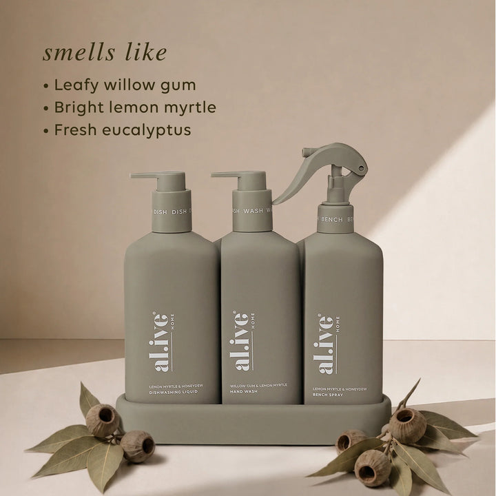 al.ive Kitchen Trio Set - Lemon Myrtle & Honeydew + Willow Gum & Lemon Myrtle