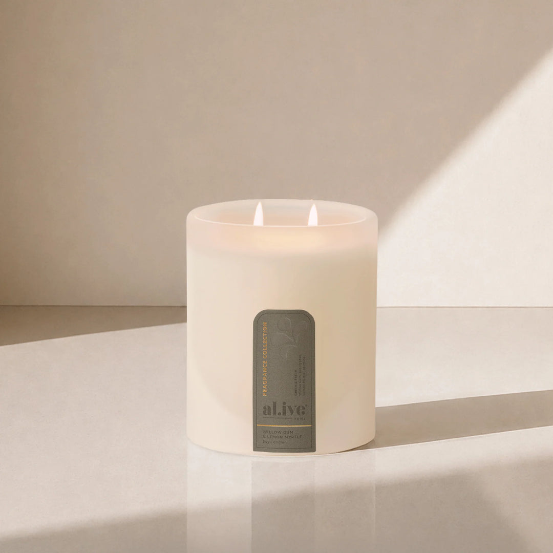 al.ive Soy Candle - Willow Gum & Lemon Myrtle