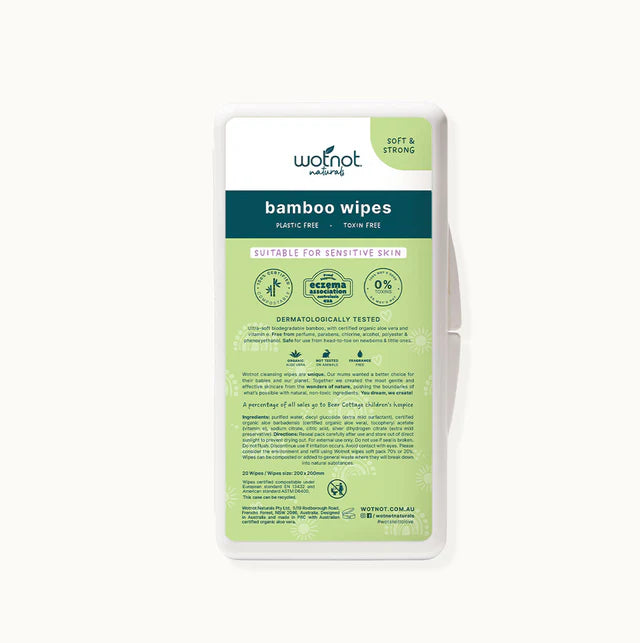 Wotnot Naturals Biodegradable Wipes & Travel Case
