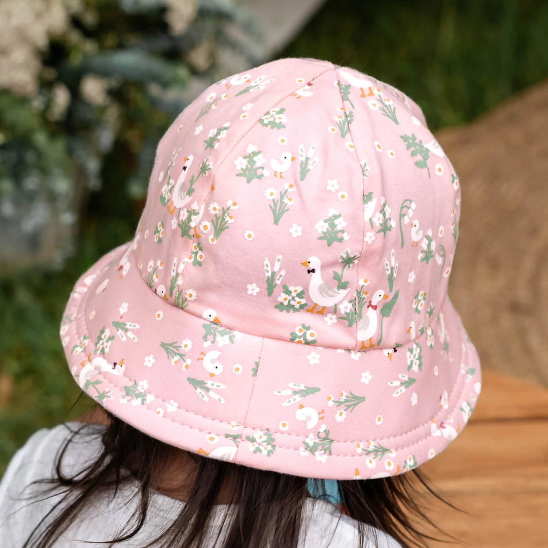 Bedhead Baby & Toddler Bucket Sun Hat - Pink Quackers
