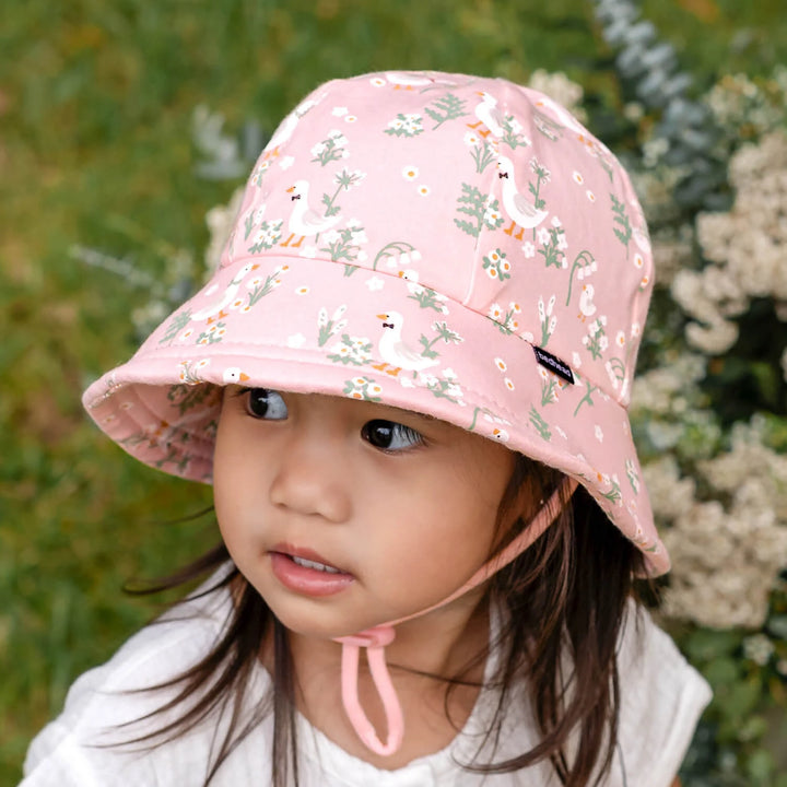 Bedhead Baby & Toddler Bucket Sun Hat - Pink Quackers