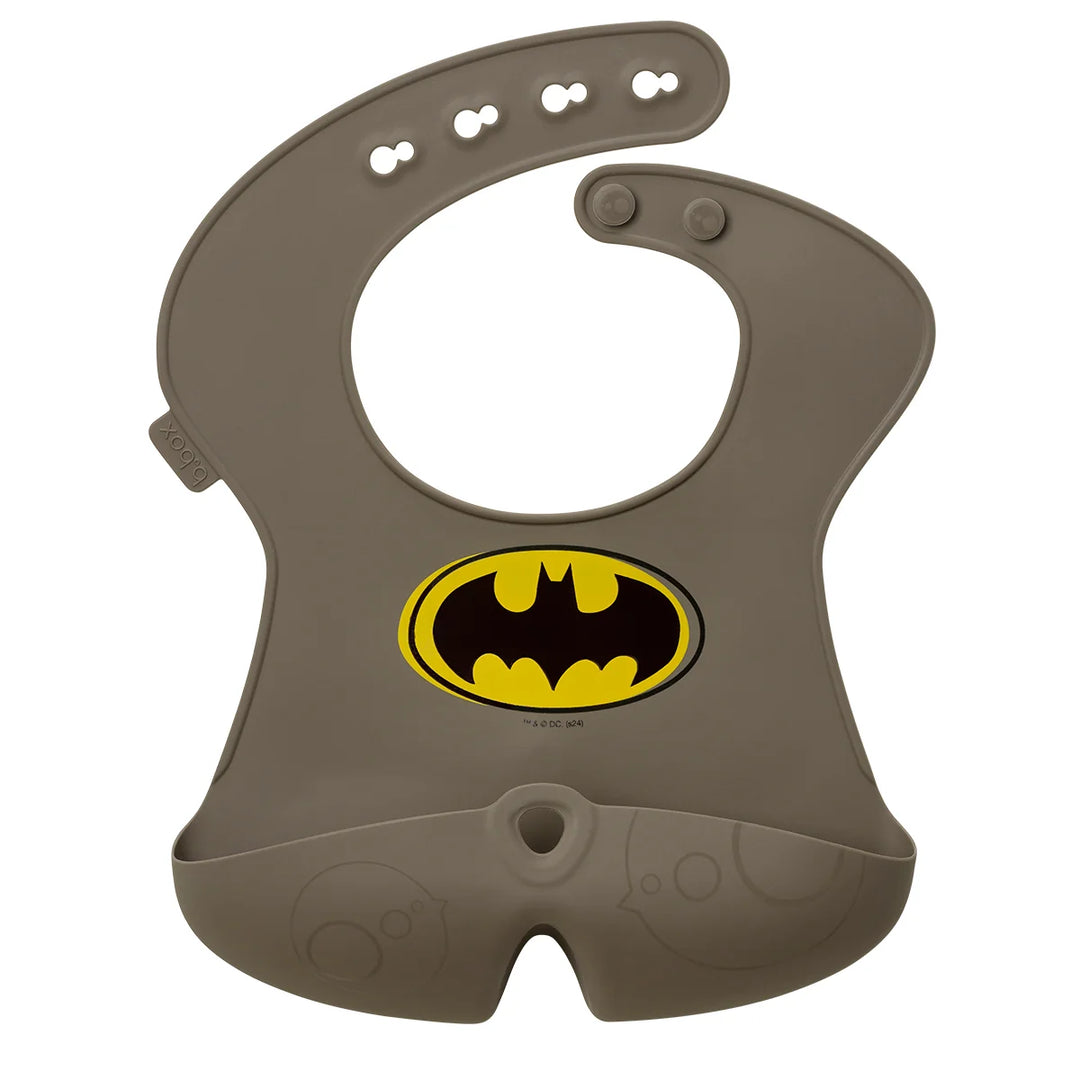bbox Adjustable Silicone Feeding Bib - Batman