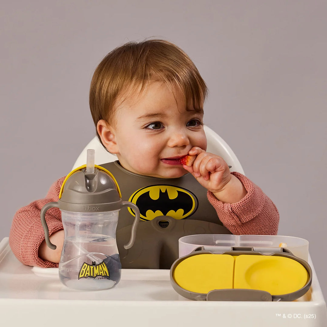 bbox Adjustable Silicone Feeding Bib - Batman