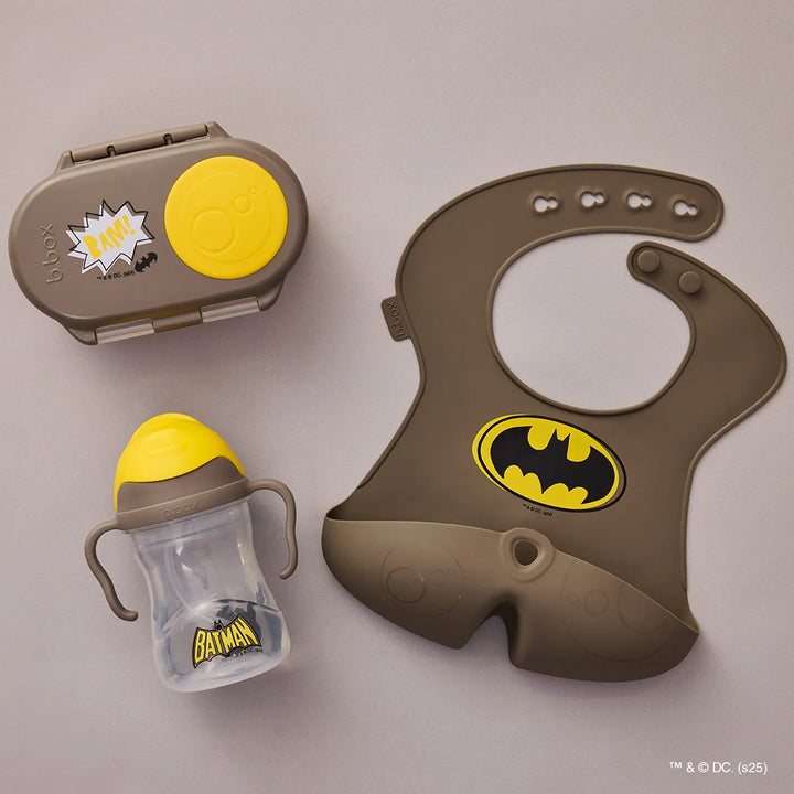 bbox Adjustable Silicone Feeding Bib - Batman